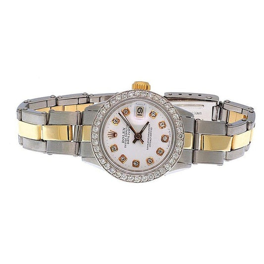 Rolex Datejust orologio da donna bicolore 
