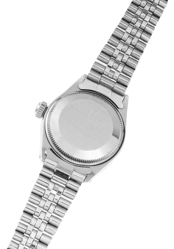 Rolex Datejust quadrante bianco romano orologio da donna con lunetta scanalata in acciaio inossidabile Giubileo