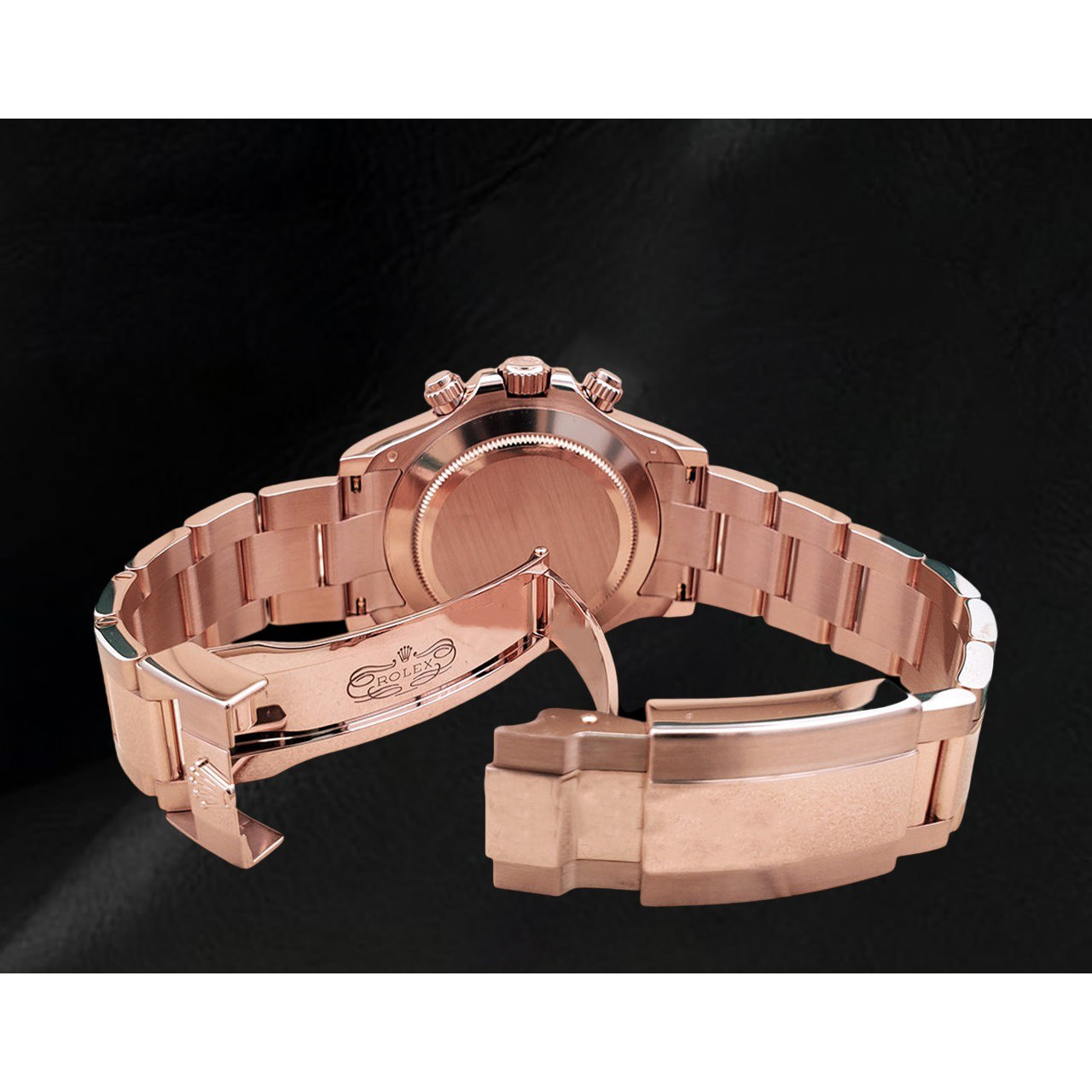Orologio Rolex Daytona Cosmograph in Oro Rosa 18K con Quadrante Marrone Caffè e Numeri Arabi