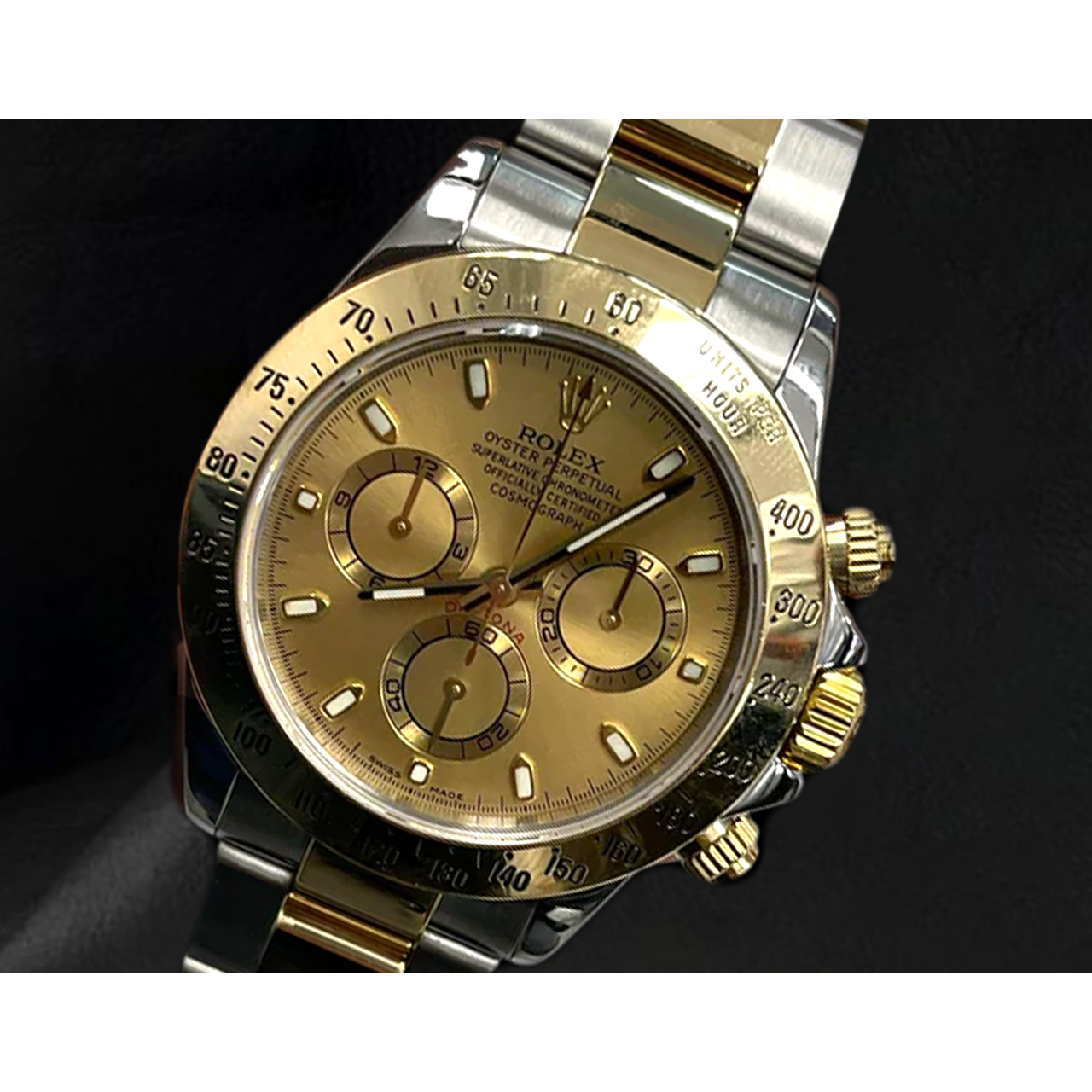 Orologio Rolex Daytona Cosmograph Bicolore Quadrante Champagne