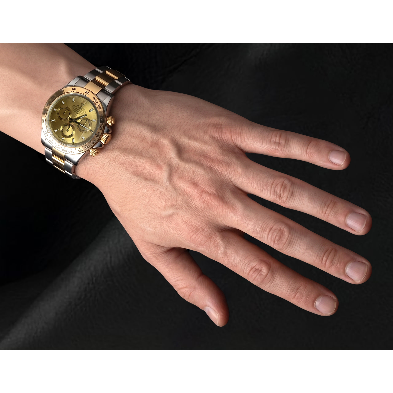 Orologio Rolex Daytona Cosmograph Bicolore Quadrante Champagne