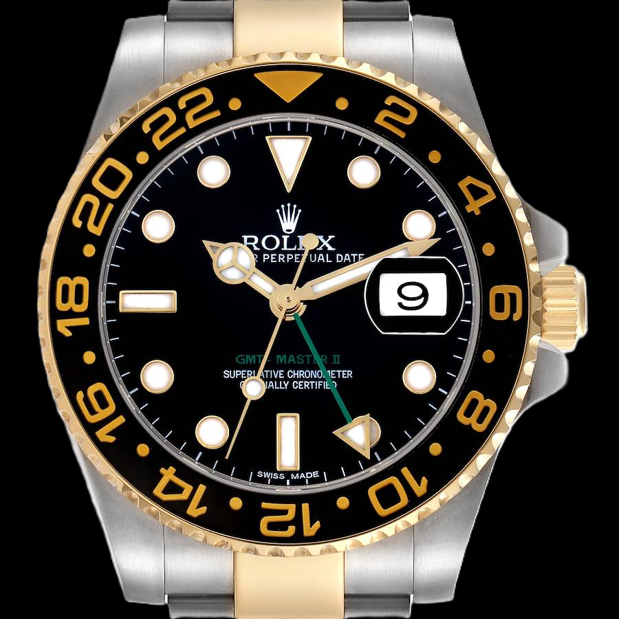 Rolex GMT-Master II 116713 Orologio 40 mm Bicolore Quadrante Nero Luminescente