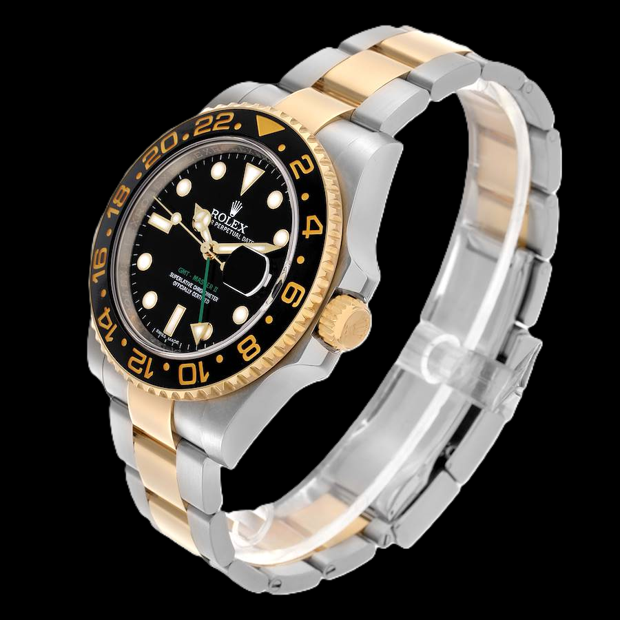 Rolex GMT-Master II 116713 Orologio 40 mm Bicolore Quadrante Nero Luminescente