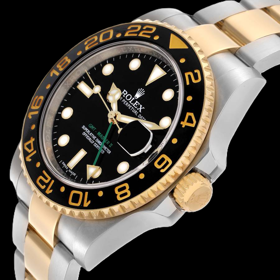 Rolex GMT-Master II 116713 Orologio 40 mm Bicolore Quadrante Nero Luminescente
