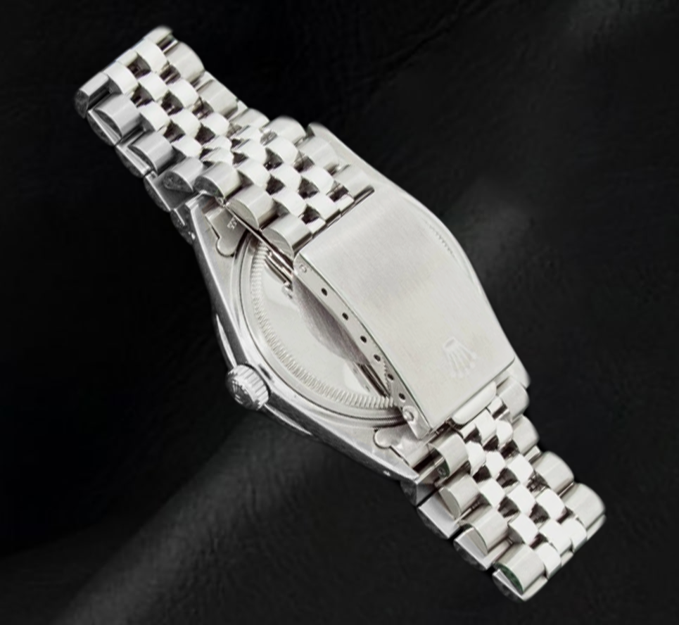 Rolex Datejust 36mm 16014 Orologio in Acciaio Inossidabile con Quadrante Verde con Diamanti