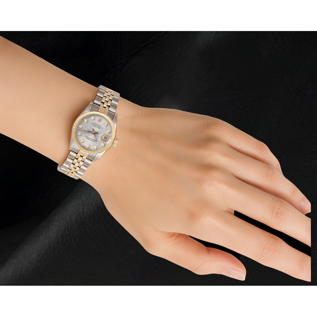 Orologio Rolex Datejust da Donna 26 mm Anno 2002 Quadrante con Diamanti Bicolore
