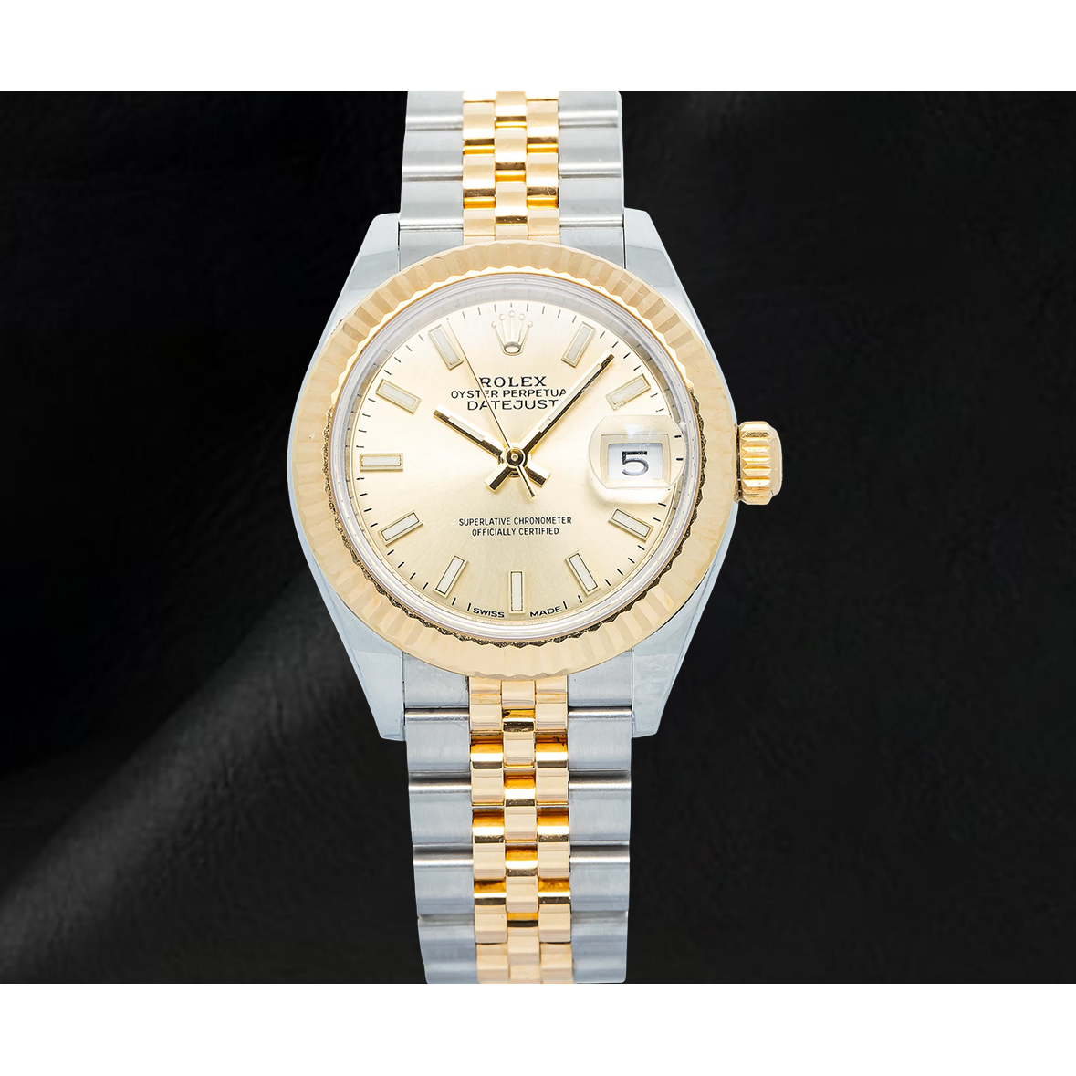 Rolex Lady-Datejust 28 mm 279173 Quadrante Champagne Luminescente
