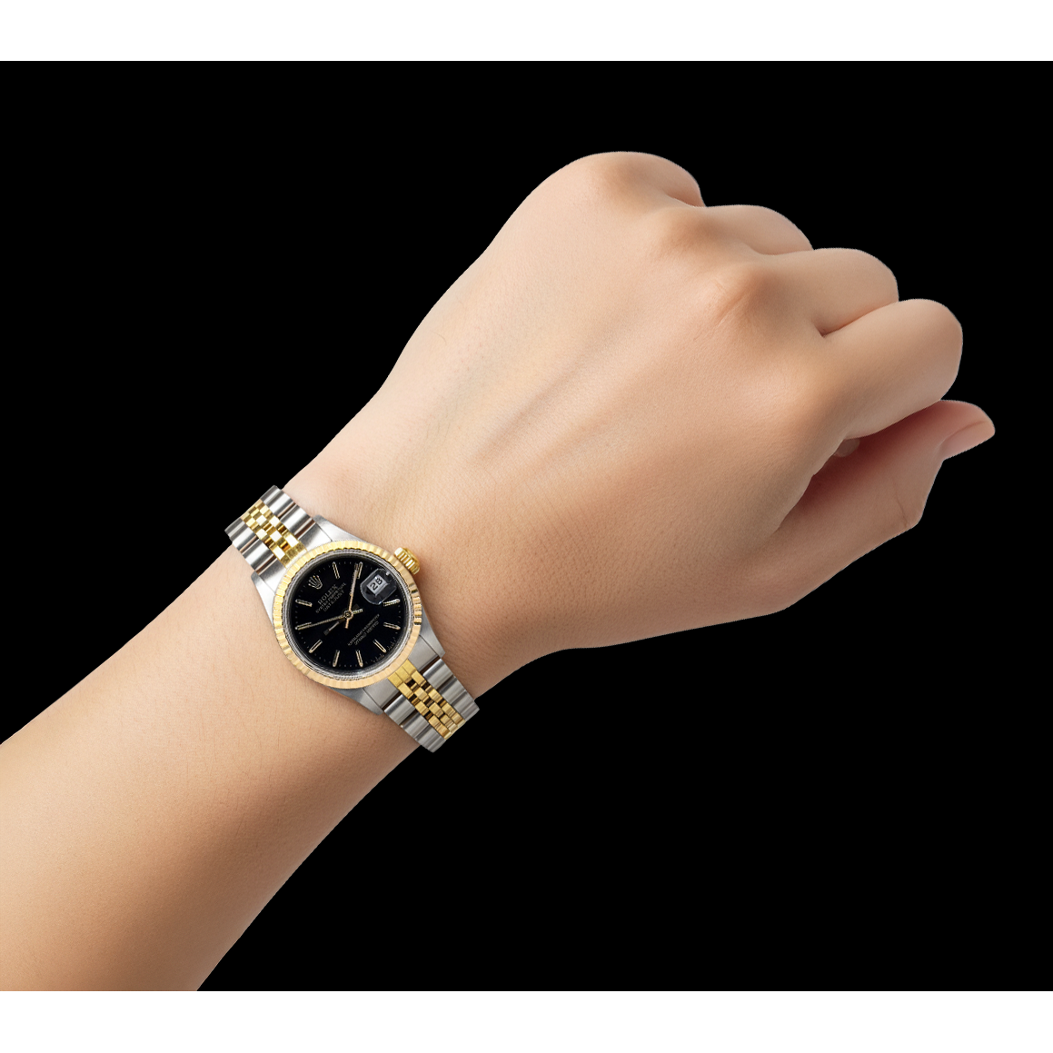 Gemma Rolex carati Two Tone – vista dall'alto