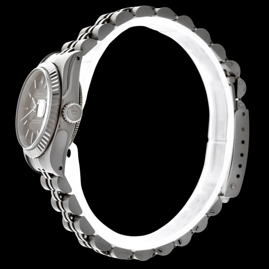 Gemma Rolex in Stainless Steel – vista frontale