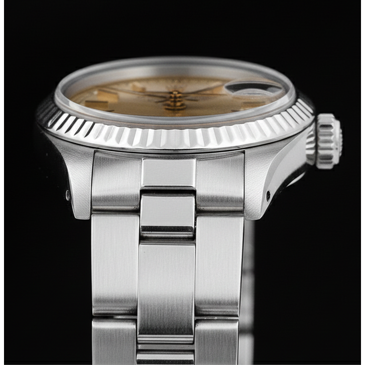 Gemma Rolex -carati Stainless Steel – vista laterale