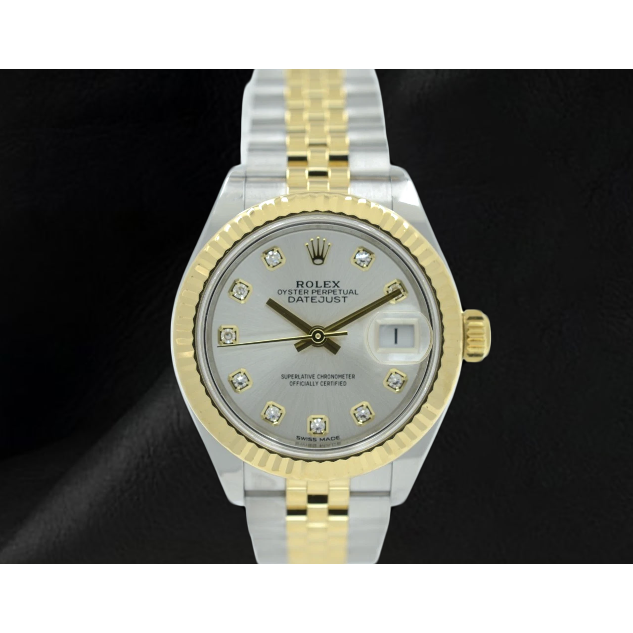Rolex Lady Datejust 28mm 279173 Orologio con Quadrante con Diamanti Argento Bicolore