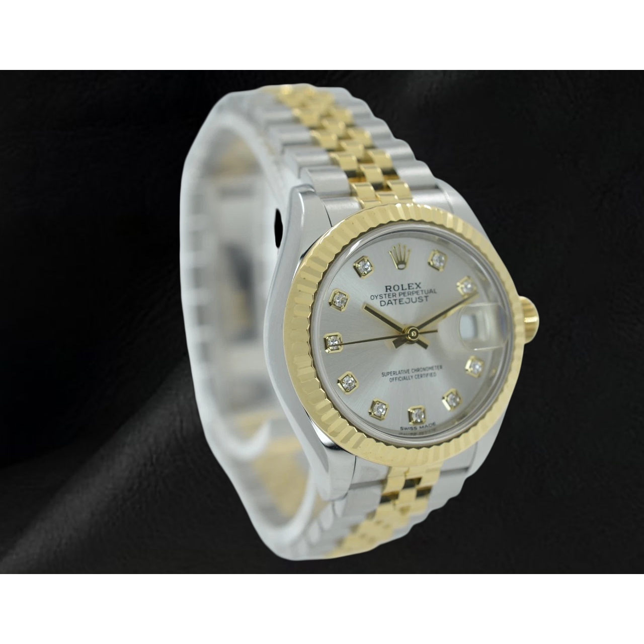 Rolex Lady Datejust 28mm 279173 Orologio con Quadrante con Diamanti Argento Bicolore