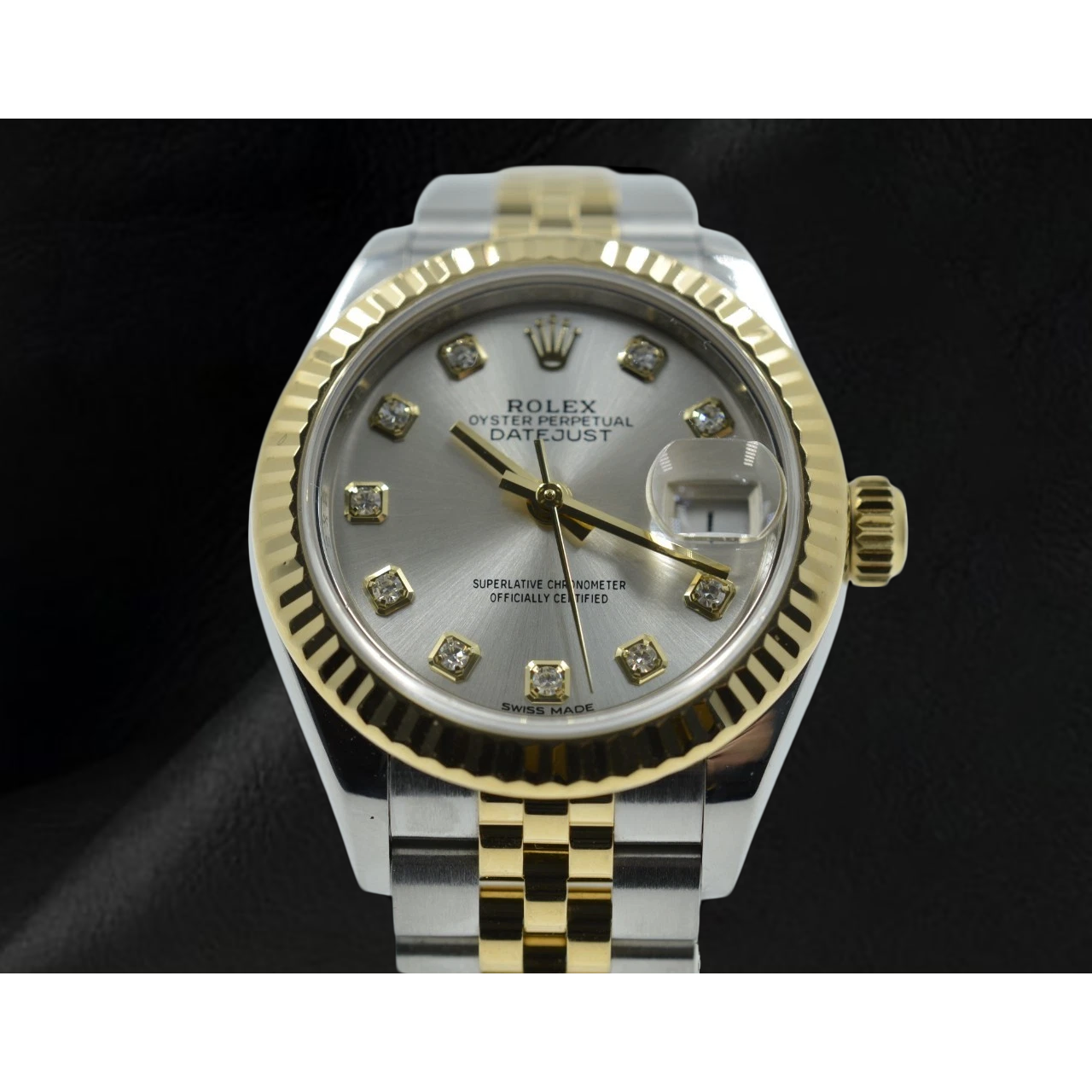Rolex Lady Datejust 28mm 279173 Orologio con Quadrante con Diamanti Argento Bicolore