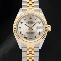 Rolex Lady Datejust 28mm 279173 Orologio Bicolore Quadrante Argento con Numeri Romani