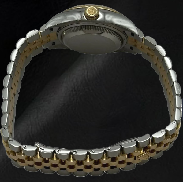 Orologio Rolex Lady-Datejust 28 mm 279173 Bicolore con Quadrante Bianco e Numeri Romani