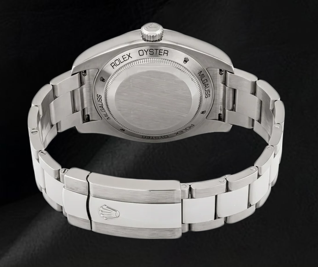 Orologio Rolex Milgauss 40mm 116400V Quadrante Nero Acciaio Inossidabile