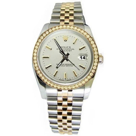 Rolex Orologio bicolore Datejust Oro bianco Quadrante 