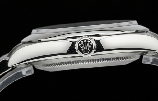 Rolex Ostrica perpetua 31 mm orologio da donna in acciaio con quadrante luminoso color salmone