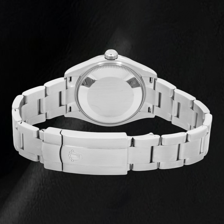 Rolex Oyster Perpetual 277200 Orologio 31 mm in Acciaio Inossidabile con Quadrante Blu con Indici a Bastone