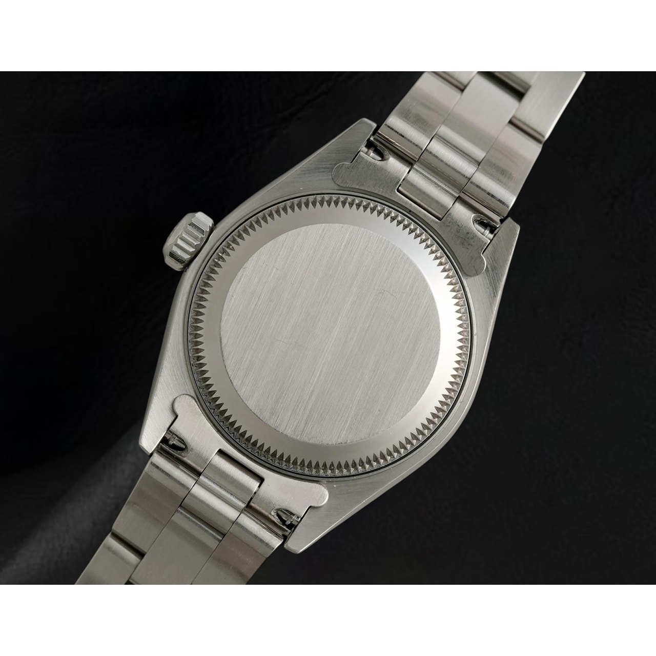 Orologio Rolex Oyster Perpetual da donna 26 mm anno 2002 quadrante rosa con numeri arabi
