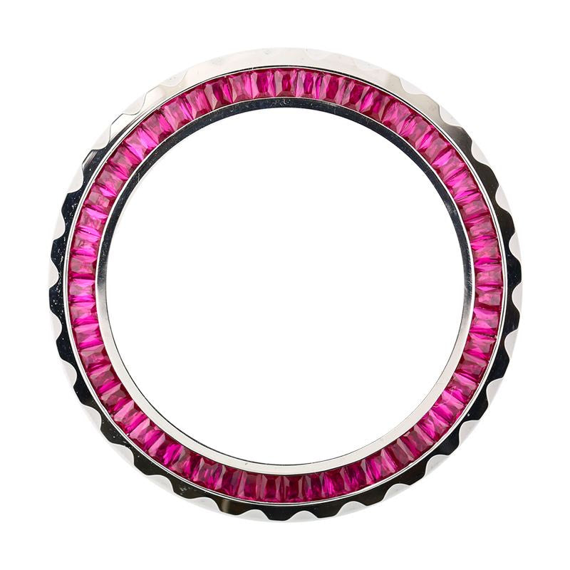 Rubino Sangue di Piccione Orologio di Lusso carati Stainless Steel – vista principale