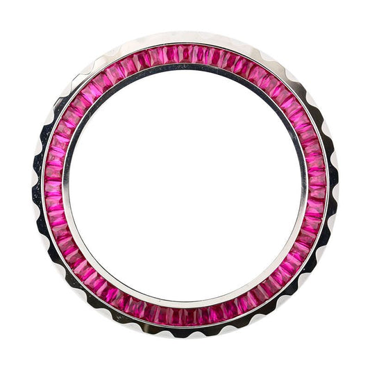 Rubino Sangue di Piccione Orologio di Lusso carati Stainless Steel – vista principale