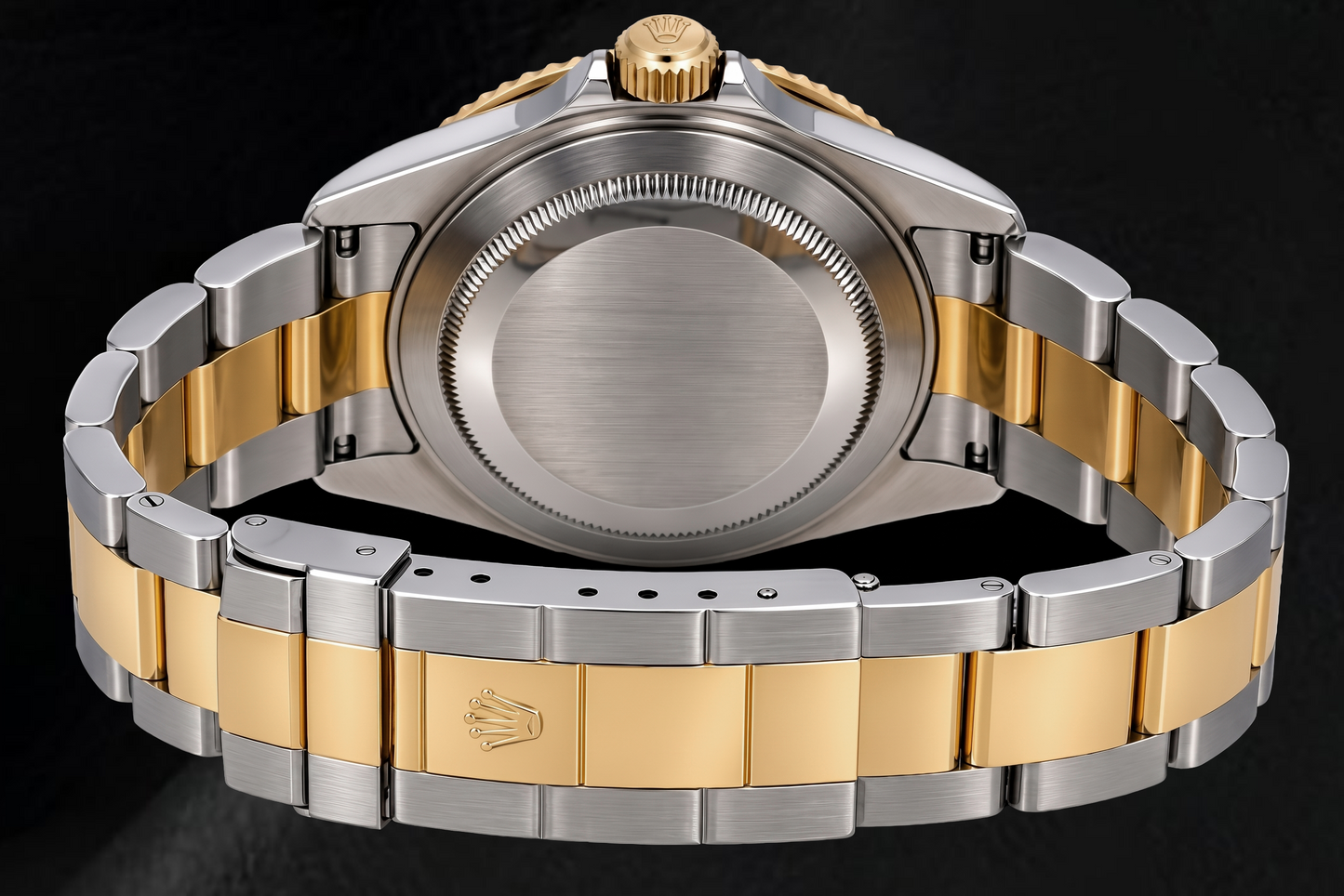 Rolex Submariner Date 16613 40 mm Orologio Bicolore Quadrante con Diamanti Argento