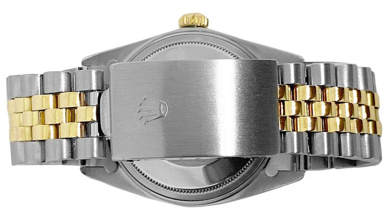 Rolex da uomo Datejust Rolex Bracciale giubileo in acciaio inossidabile blu e oro, impostazione rapida