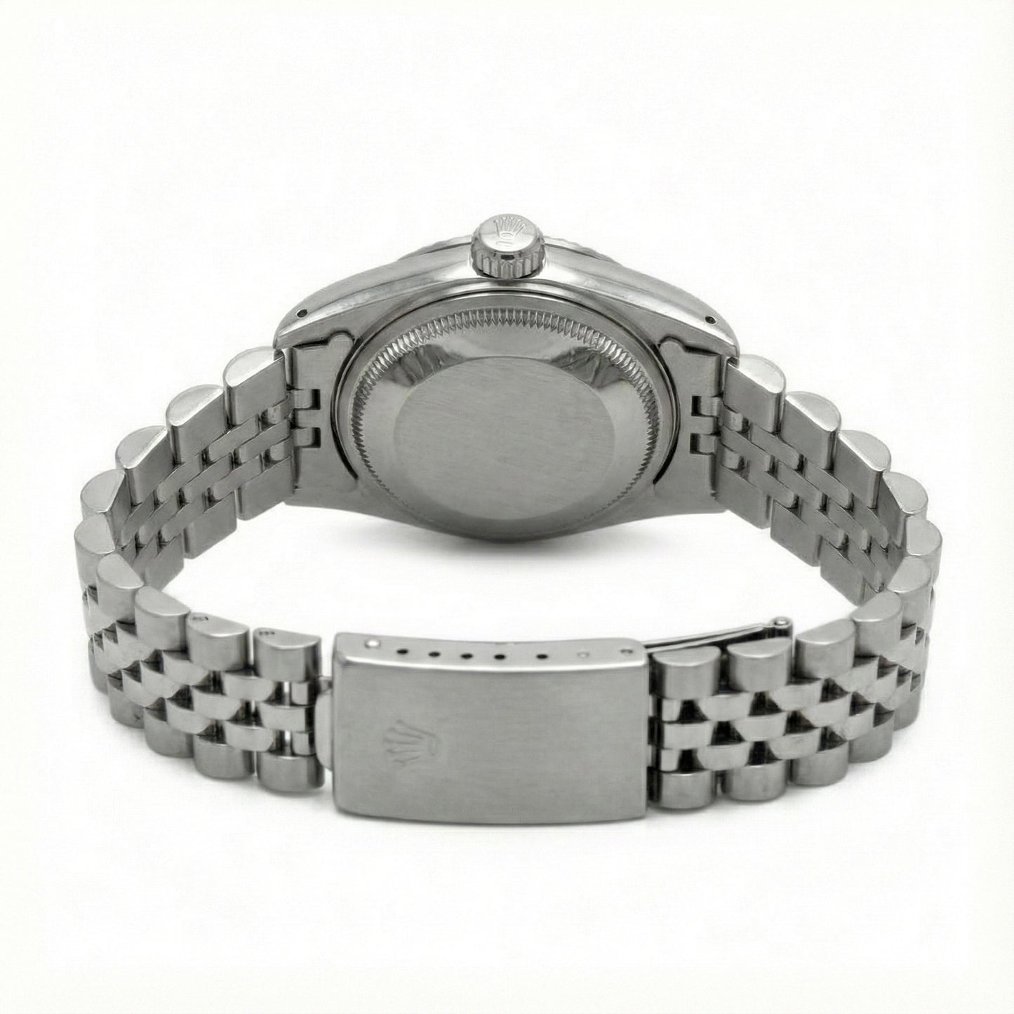 Rolex datejust madreperla bianco quadrante romano lunetta con diamanti bracciale giubileo in acciaio inossidabile impostazione rapida