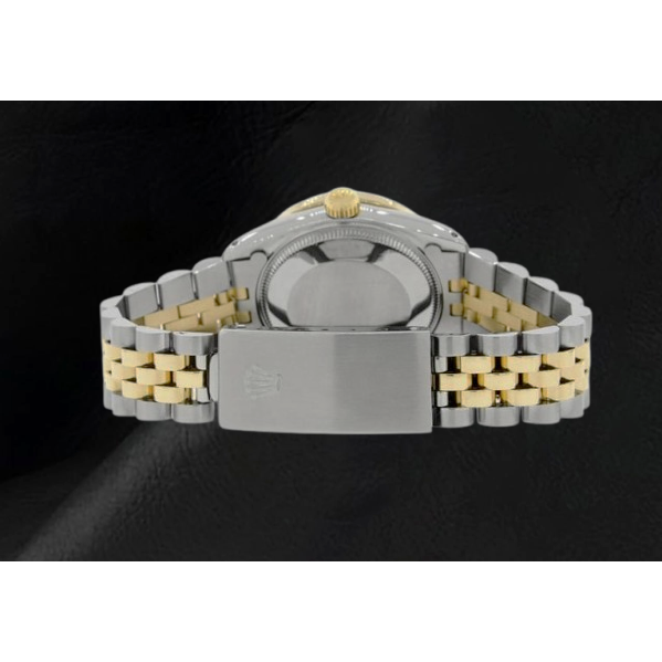 Rolex quadrante a bastoncino Datejust Orologio da uomo acciaio inossidabile e bracciale giubileo in oro IMPOSTAZIONE RAPIDA
