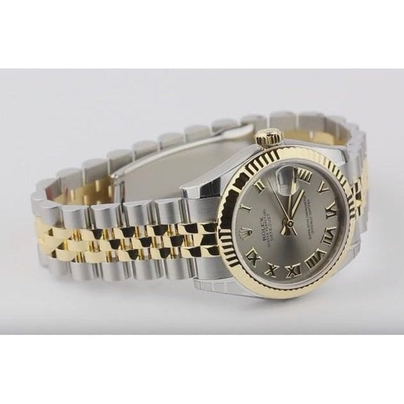 Rolex quadrante romano bracciale giubileo Datejust orologio 
