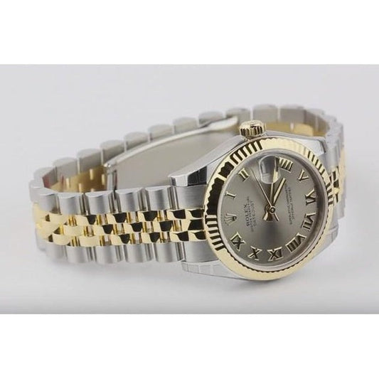 Rolex quadrante romano bracciale giubileo Datejust orologio 
