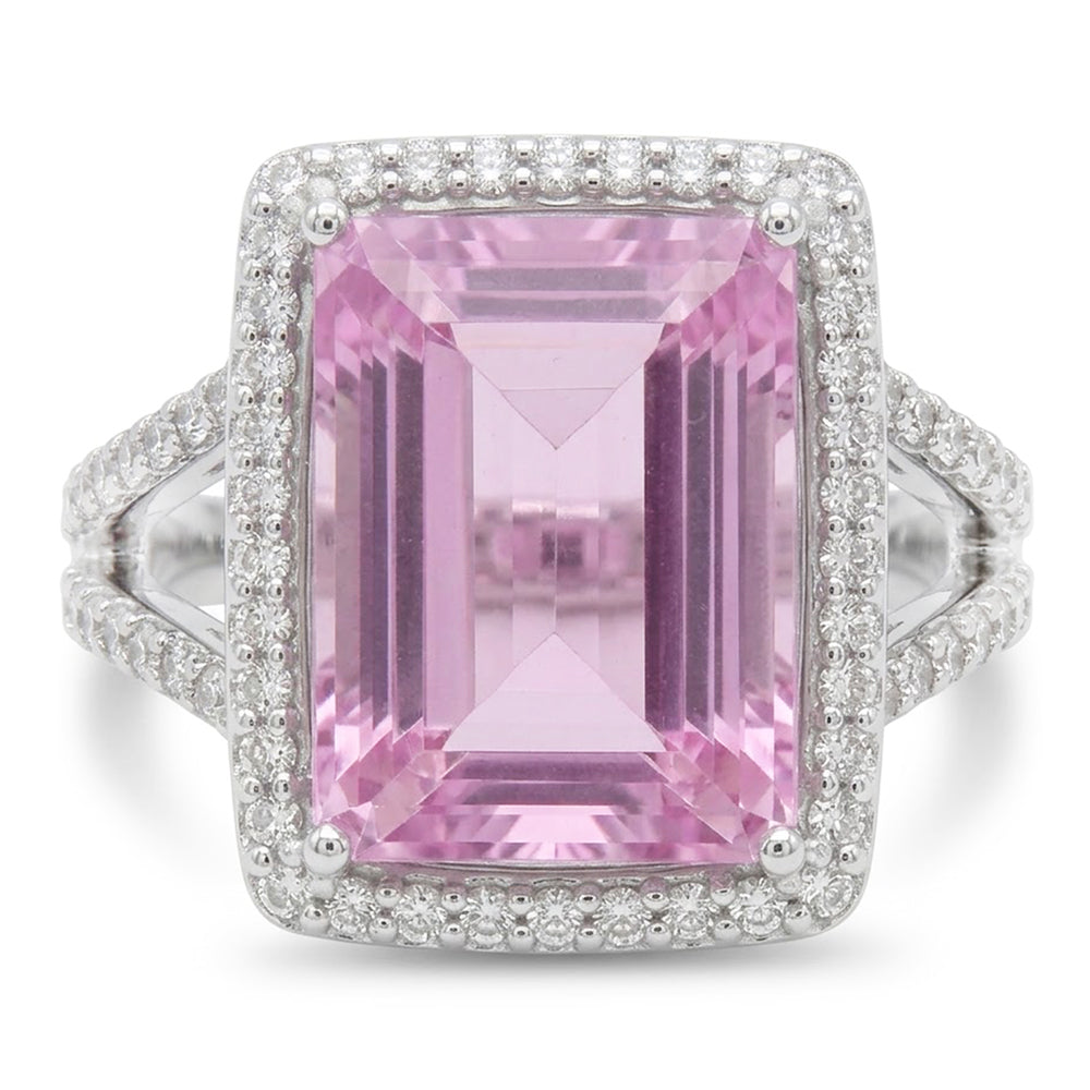 Rosa Kunzite Pietra Anello