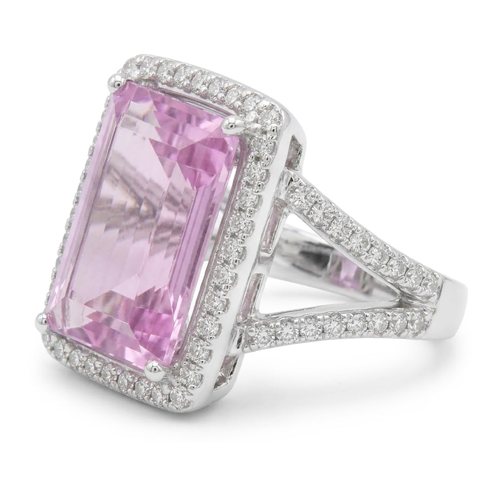 Rosa Kunzite Pietra Anello