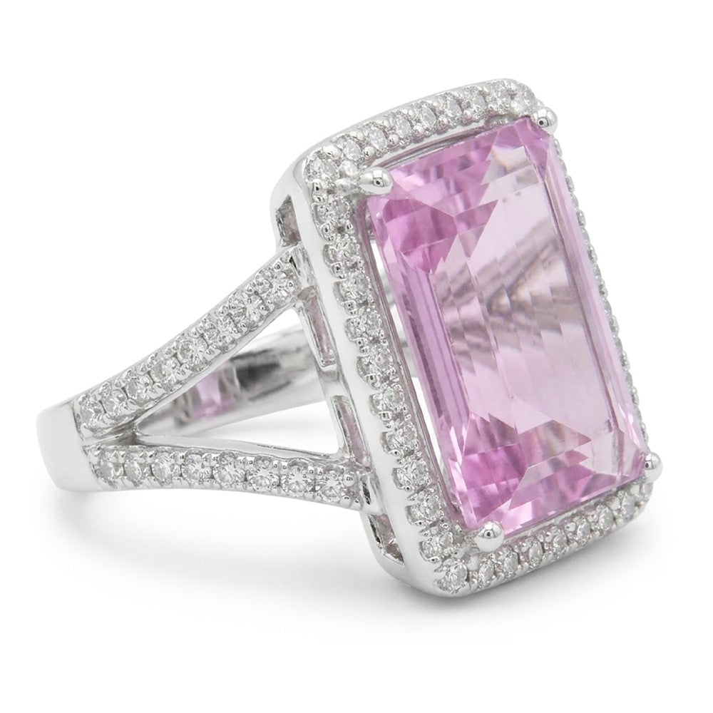 Rosa Kunzite Pietra Anello