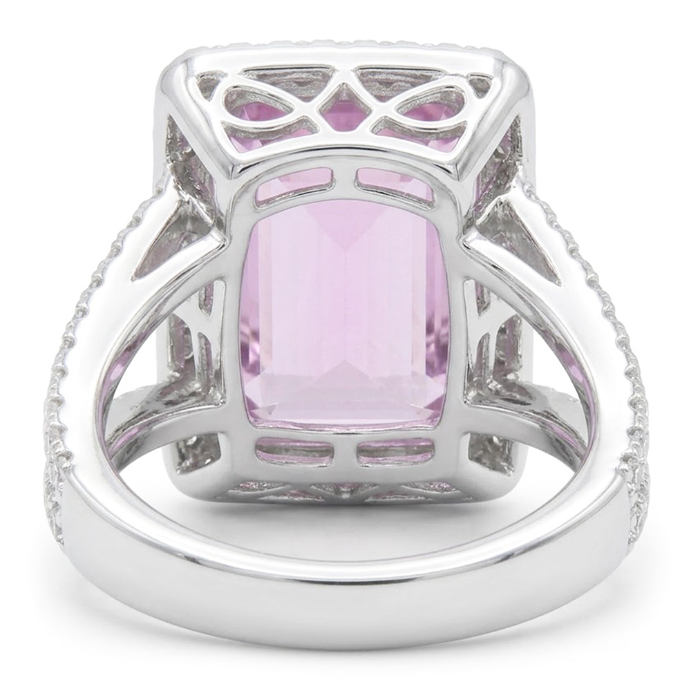 Rosa Kunzite Pietra Anello