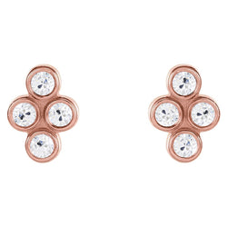 Diamante Orecchini 0,50 carati – Oro Rosa 14K