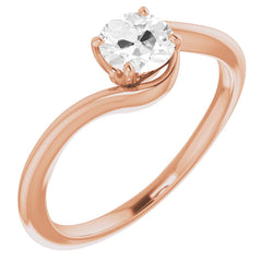 Diamante Fine Taglio Old Mine Anello Solitario – 1,50 carati in