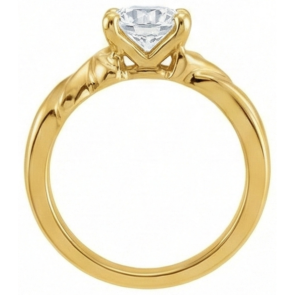 Diamante Fine Anello Monopietra – vista frontale