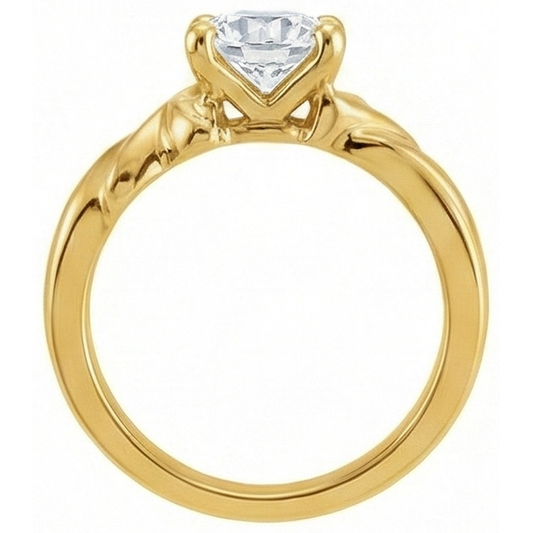 Diamante Fine Anello Monopietra – vista frontale