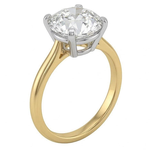 Diamante Anello Solitario – vista frontale