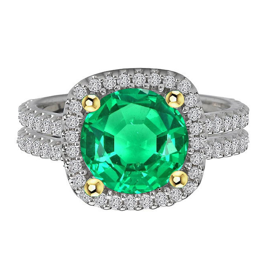 Brillante Anello con Pietra Preziosa 4 carati – vista principale