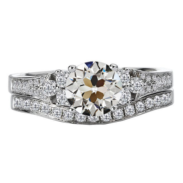 Diamante Anello di Fidanzamento 6 carati Oro 14 Carati Bianco – vista principale