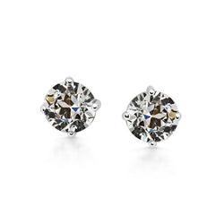 Diamante Orecchini Pendenti – Oro Bianco 14K 1,50 carati
