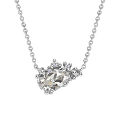 Diamante Collana Pendente – Taglio Europeo Antico 2,50 carati