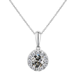Lussuoso Diamante Pendente 2,50 carati