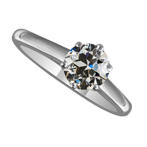 Diamante Fine Anello Solitario – vista principale