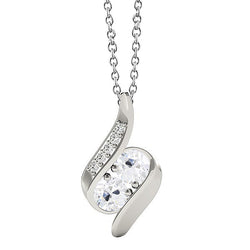 Diamante Collana Pendente – Taglio Europeo Antico 0,50 carati