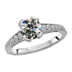 Fine Cuscino Antico Diamante Fine Anniversary Ring – 3,50 carati