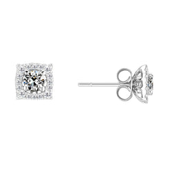 Realizzato a mano Orecchini – Diamante 1 carati | HarryChadEnt